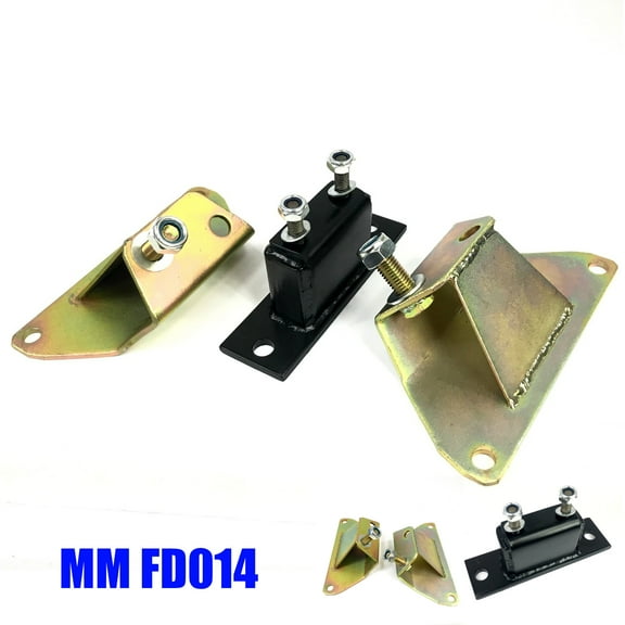 SOLID MOTOR MOUNT TRANS KIT FOR 86-95 FORD MUSTANG LX GT V8 5.0L FOX BODY