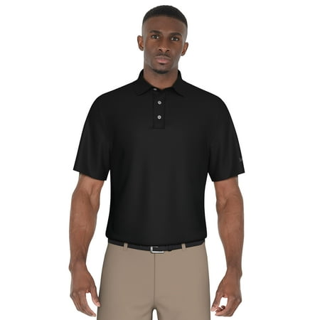 Lee Golf Men's and Big Men’s Solid Print Short Sleeve Golf Polo Shirt, Sizes S-5XL