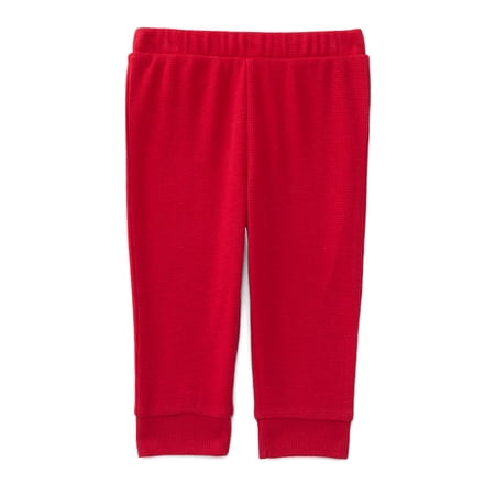 Garanimals Baby Boys Solid Thermal Joggers, Sizes 0M-24M