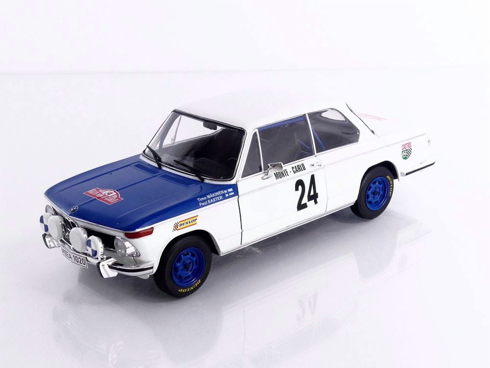 BMW 2002 Tii #24 Timo Makinen - Paul Easter 2nd Place "Rallye Monte-Carlo" (1969) "Competition" 1/18 Diecast Model Car by Solido