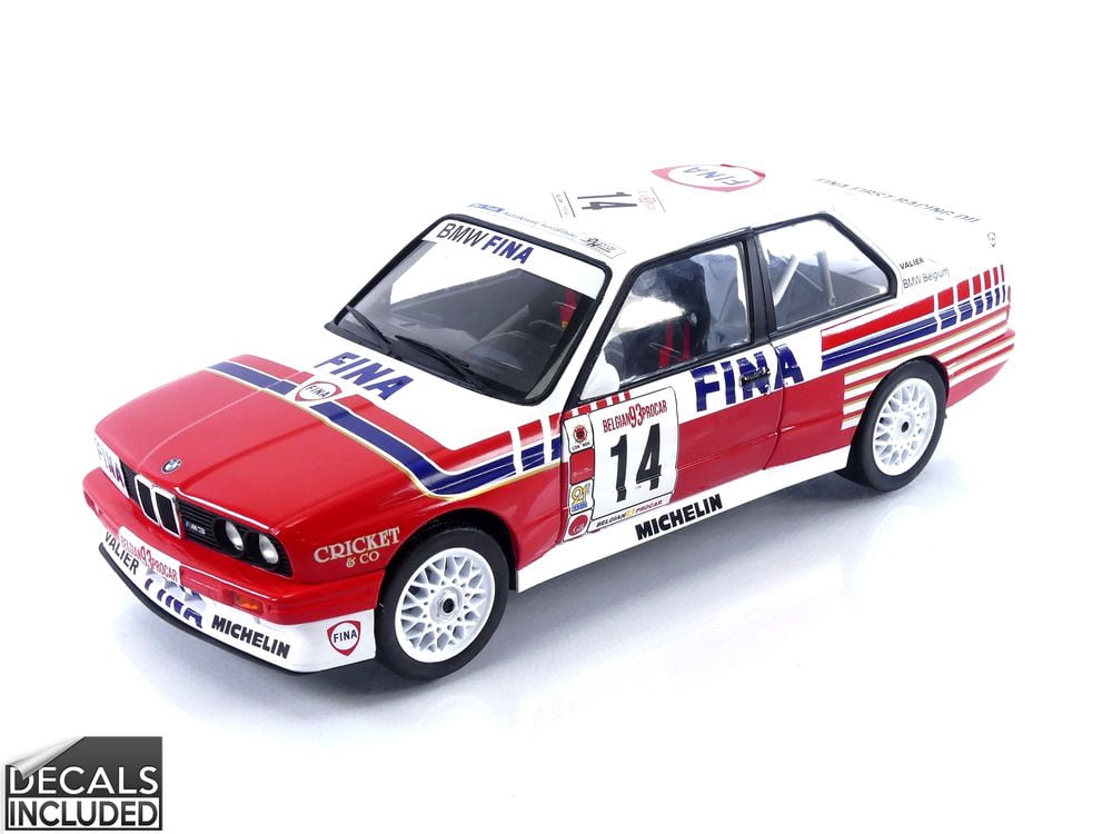 BMW E30 M3 #14 Marc Duez "Belgian Procar Championship" (1993) "Competition" Series 1/18 Diecast Model Car by Solido