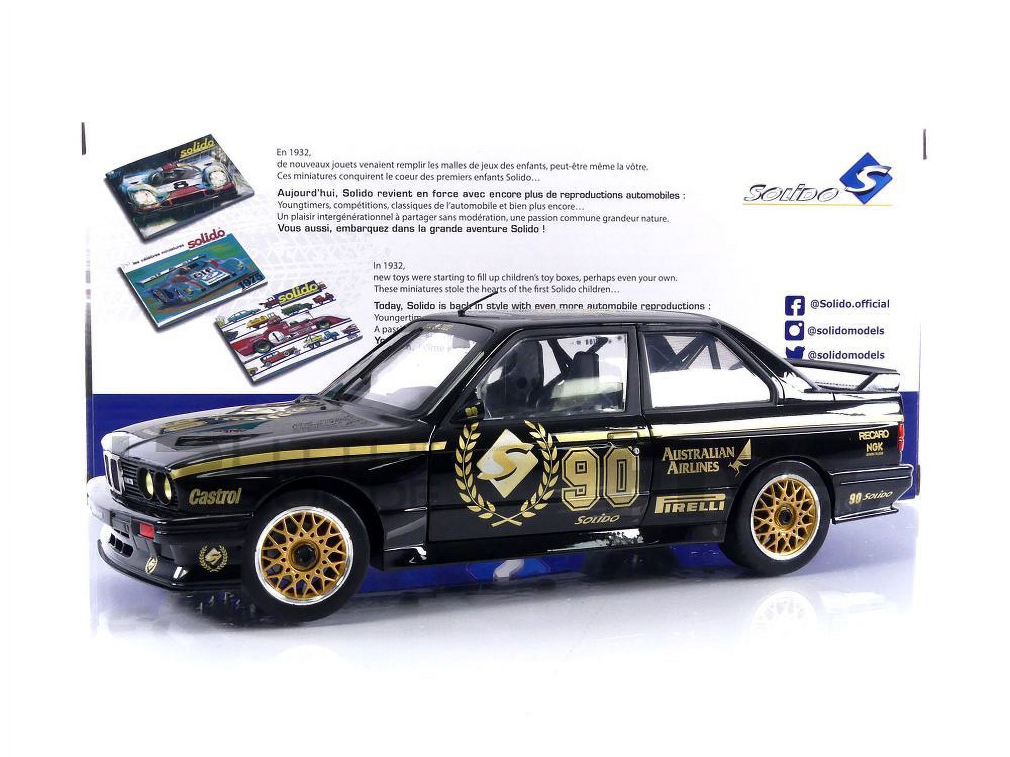 Citroën Tube HY 80ème Anniversaire Solido 1/18 Jaune/noir Neuve