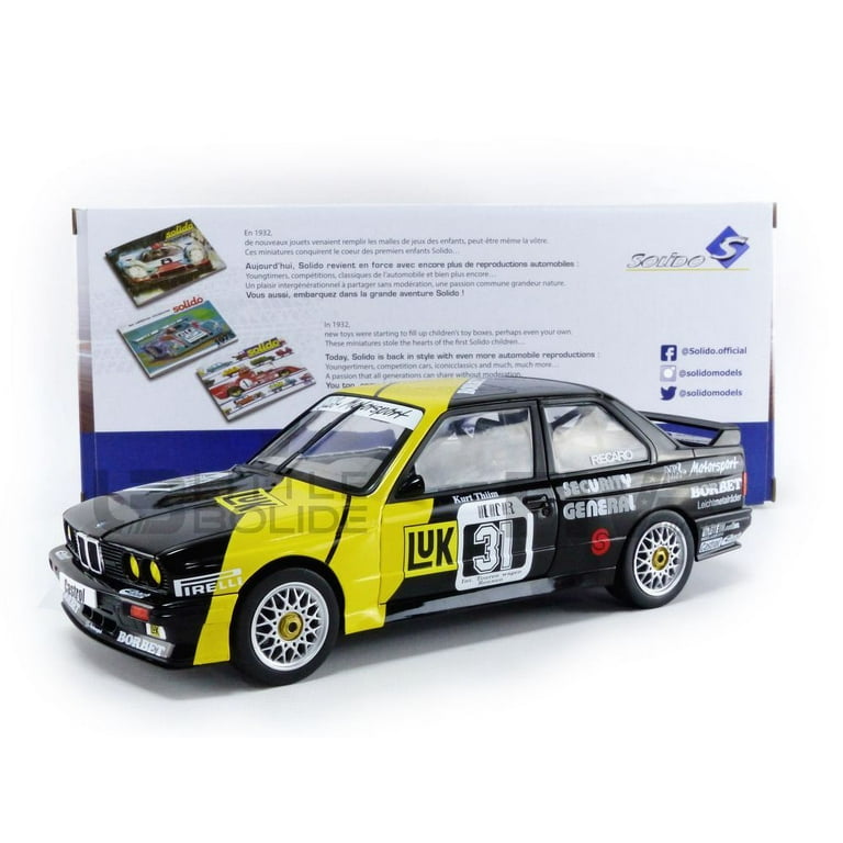 ソリッド SOLIDO E30 BMW M3 LUK DTM 1988 １/18 BMW E30 M3 #31 KURT THIIM 