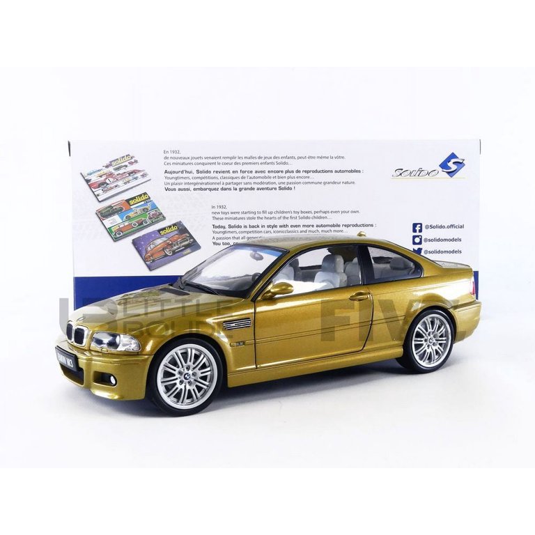 SOLIDO 1/18 - BMW M3 E46 - 2000 - Walmart.com