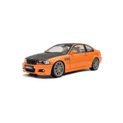Solido Works 1:18 Scale BMW E46 M3 Coupe Orange 2000 Diecast Model Car S1806509