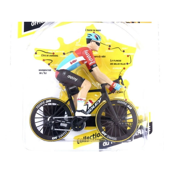 SOLIDO 1/18 - CYCLISTE Coureur Loto Dstny - Tour De France 2023