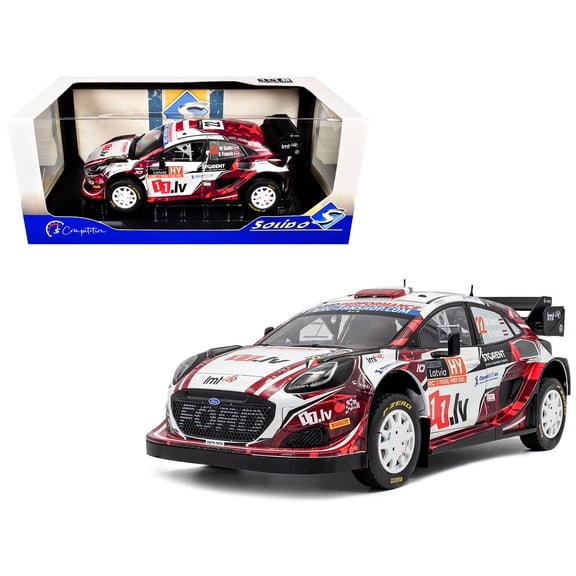 SOLIDO 1/18 - FORD Puma Rally1 Hybrid - Rallye Latvia 2024