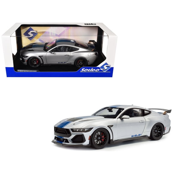 2025 Shelby Mustang Super Snake - Grey 1:18 Scale