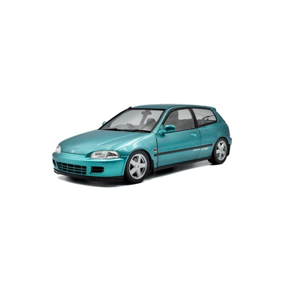 Solido 1:18 Scale Honda Civic (EG6) Aztec Green Pearl 1991 Diecast Model Car S1810405