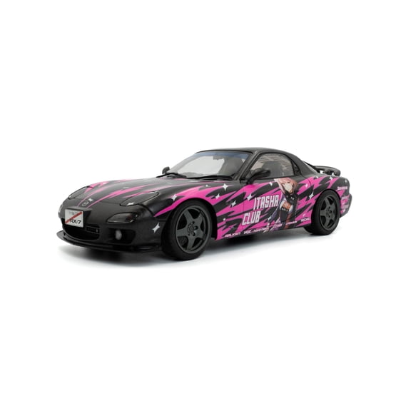 Solido Works 1:18 Scale Mazda RX7 FD3RS Itasha Club Pink 1994 Diecast Model Car S1810605