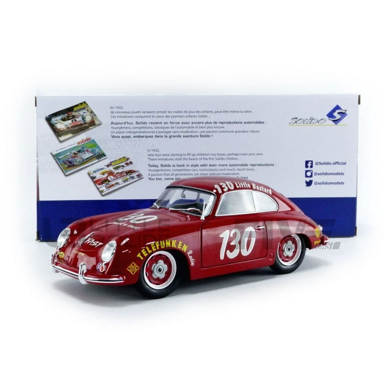 SOLIDO 1/18 - PORSCHE 356 Pre-a - James Dean Tribute 1953