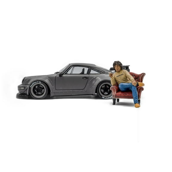 SOLIDO 1/18 - PORSCHE 911 (964) RWB Body Kit with Nakai Figure - 2024