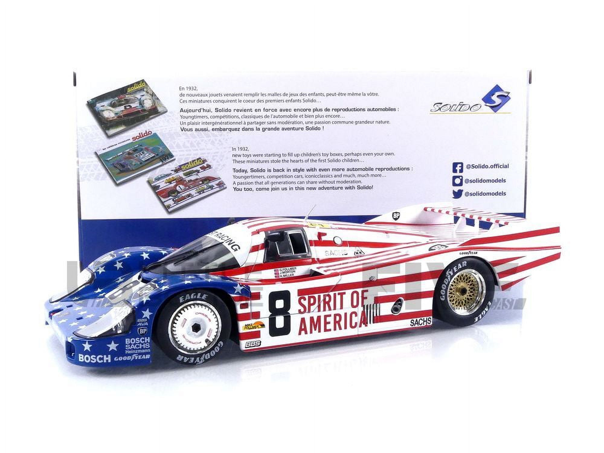 中古 1/18 ポルシェ 956LH ル・マン1986 スターズ＆ストライプス