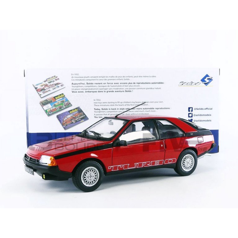 SOLIDO 1/18 - RENAULT Fuego Turbo - 1980 - Walmart.com