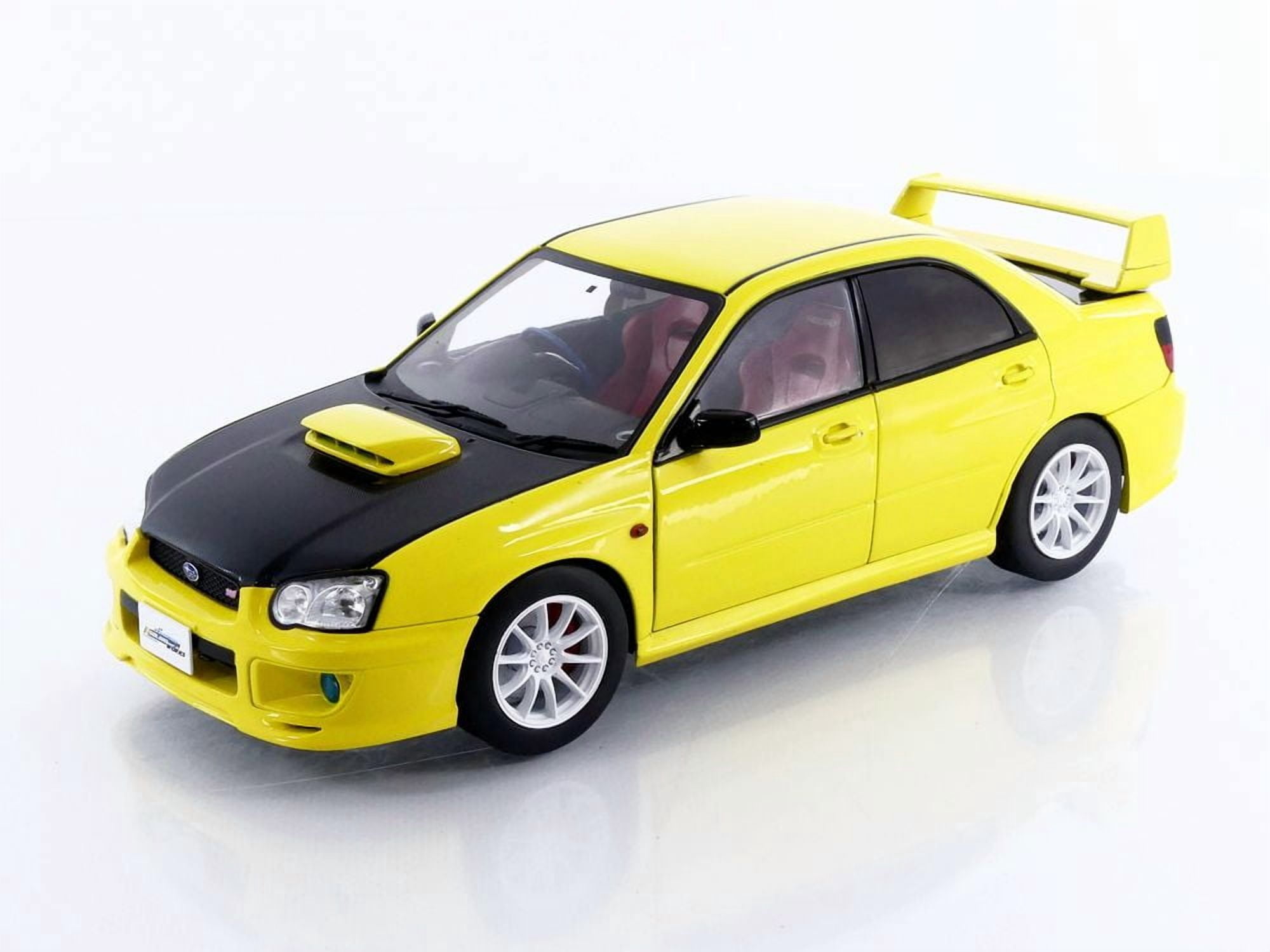 Solido 1:18 Subaru Impreza WRX STI Année de construction 2003 jaune / noir S1812302 modèle