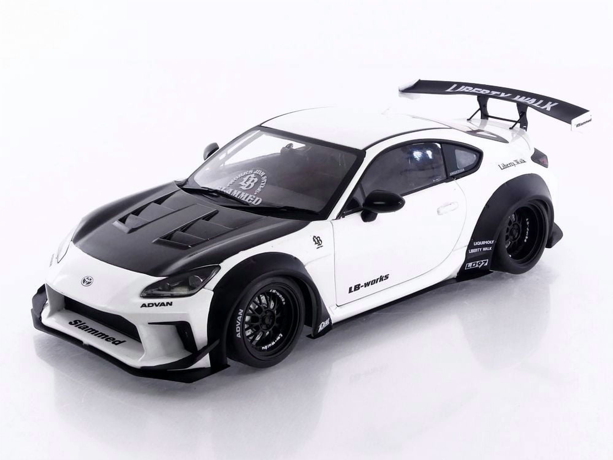 2024 Toyota GR86 w/Liberty Walk Body Kit, Pearl White - Solido
