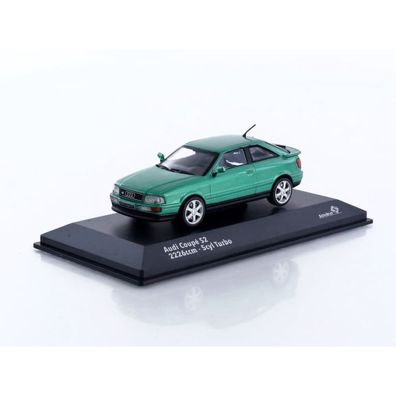 1994 Audi Coupe S2 Cricket Green Metallic 1/43 Diecast Model Car by Solido