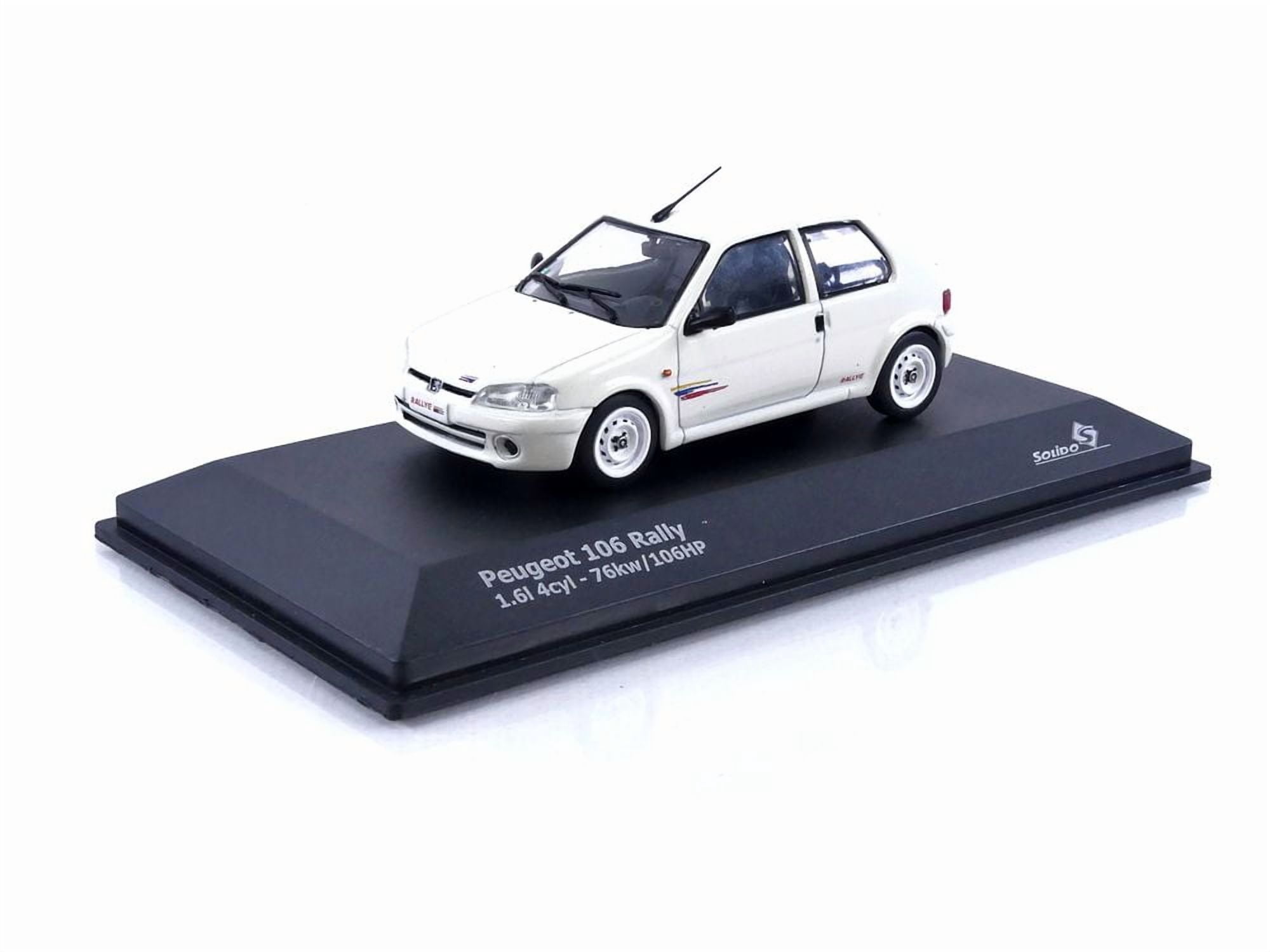 Miniature Voiture Vitesse 1/43 - Peugeot 106 XT Grise, Avec Boîte, Très Bon état Occasion