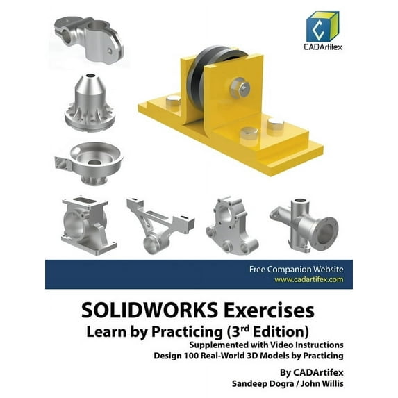 SOLIDWORKS Exercises - Learn by Practicing (3rd Edition), (Paperback)
