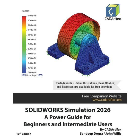 SOLIDWORKS Simulation 2026: Colored, (Paperback)