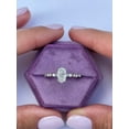 thumbnail image 1 of SOLITAIRE JEWELS 1.18 Ct Oval Cut D Color VVS Clarity Moissanite Diamond Engagement Ring Solid 10K White Gold, 1 of 6