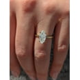 thumbnail image 1 of SOLITAIRE JEWELS 2.5Ct Marquise Moissnaite Engagement Ring Solid 14K Yellow Gold Solitaire Wedding Ring, 1 of 7