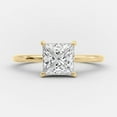 thumbnail image 1 of SOLITAIRE JEWELS 2CT Princess Cut Solitaire Moissanite Engagement Ring in 10K Yellow Gold Gift Ring For Her, 1 of 4