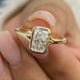 thumbnail image 1 of SOLITAIRE JEWELS 2CT Radiant Moissanite Bezel Solitaire Bezel Engagement Ring Solid 18K Yellow Gold, 1 of 6