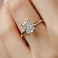 thumbnail image 1 of Solitaire Jewels 2.5ct Radiant Cut Diamond Engagement Ring, 10K White Gold, 1 of 6