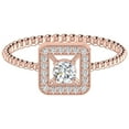 thumbnail image 1 of SOLITAIRE JEWELS 3.5 mm Round Brilliant Moissanite Diamond Engagement Ring, Halo Diamond Engagement Ring For Her In 10k|14k | 18k, 1 of 5