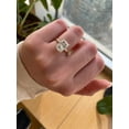 thumbnail image 1 of SOLITAIRE JEWELS 4 Ct Cushion Moissanite Diamond Engagement Solitaire Ring 18K Yellow Gold, 1 of 7
