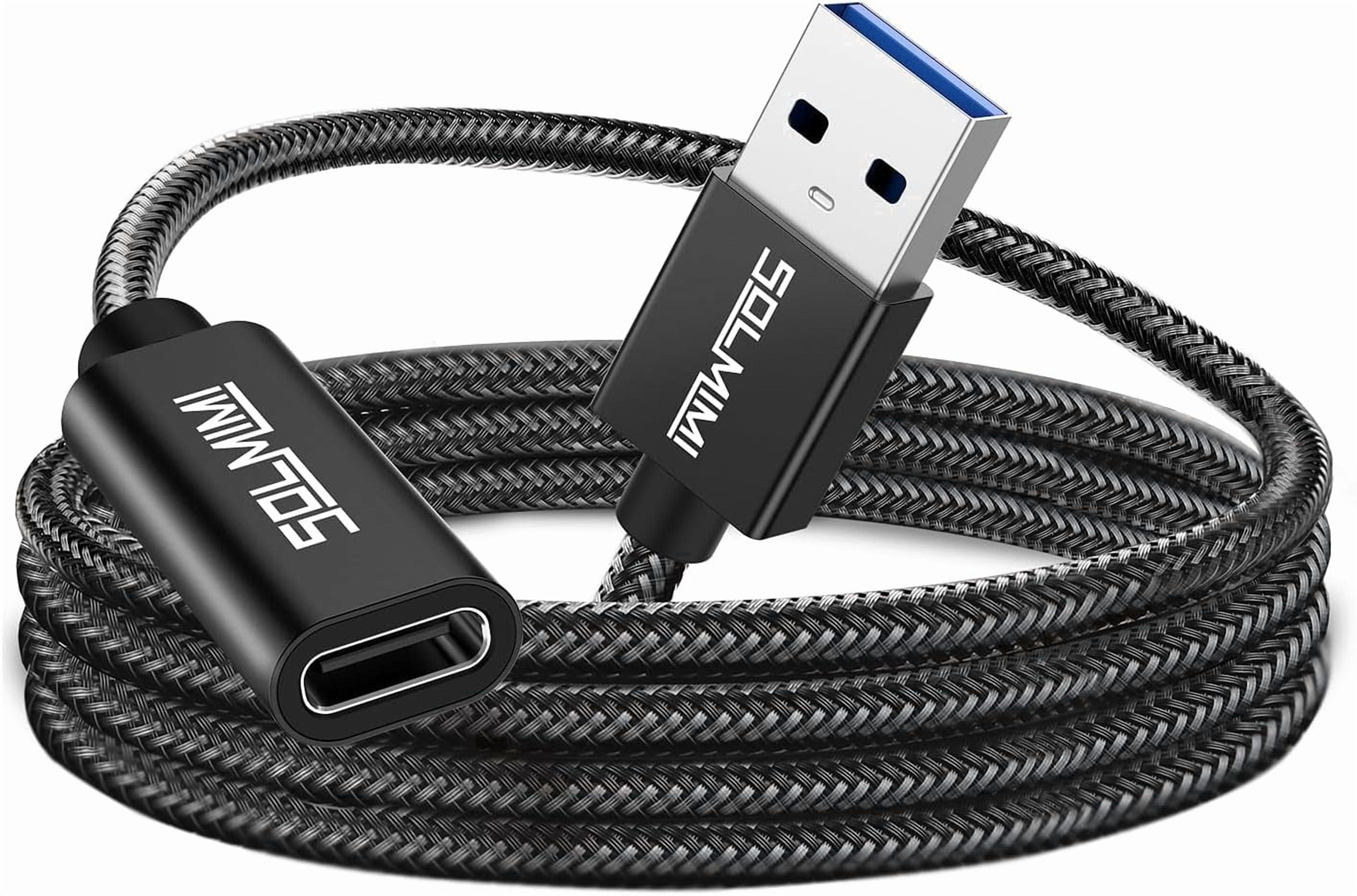 Computer Adapters Usb SOLMIMI, USB-C Female to USB-A Male Adapter, 5Gbps High-Speed Transfer ...