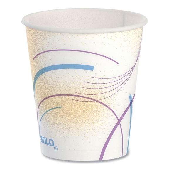 SOLO 52MD-0062 5 oz. Meridian Design Paper Cups - Multicolored (2500/Carton)