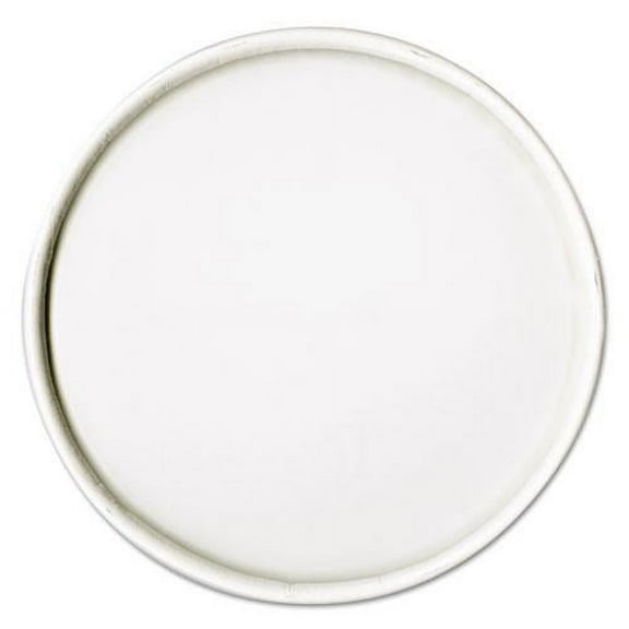 SOLO CA16A-4000 16 oz Spiral-Wound Paper Hot Cup Lids - White (20/Carton)
