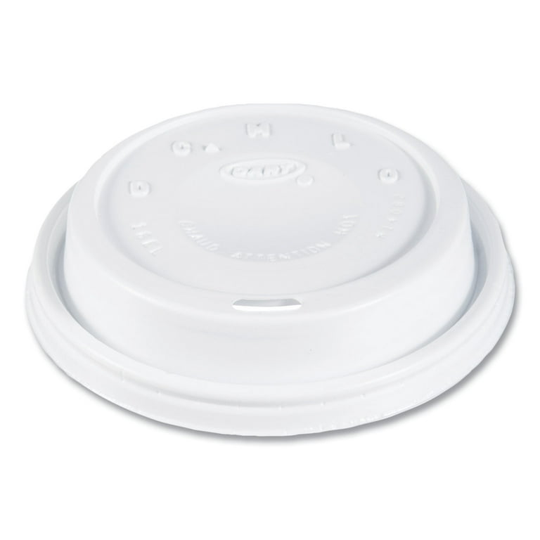 Cappuccino Dome Sipper Lids, Fits 12 oz to 24 oz Cups, White, 1,000/Carton Cappuccino Dome Sipper Lids, Fits 12 oz to 24 oz Cups, White, 1,000/Carton