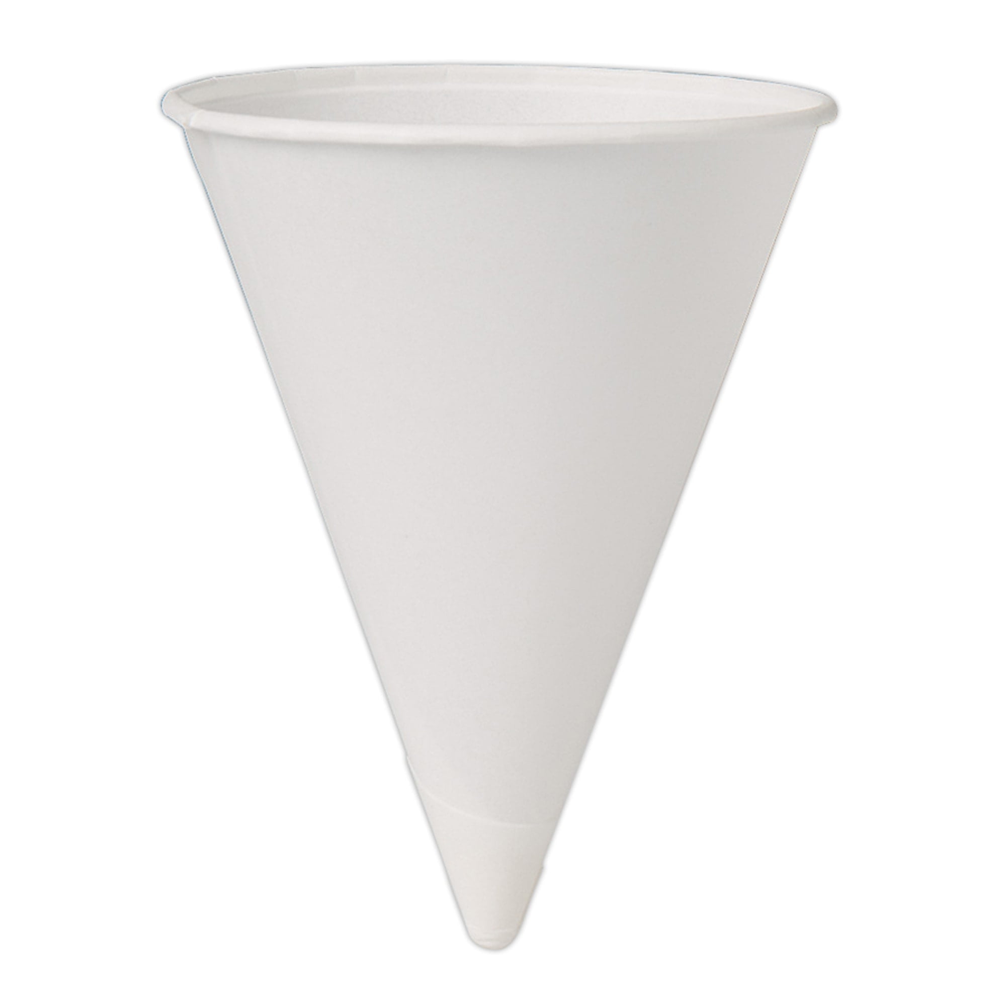 DIXIE Solo Cup Paper Cone Water Cups, White, 4 Oz, Bag Of 200 Cups