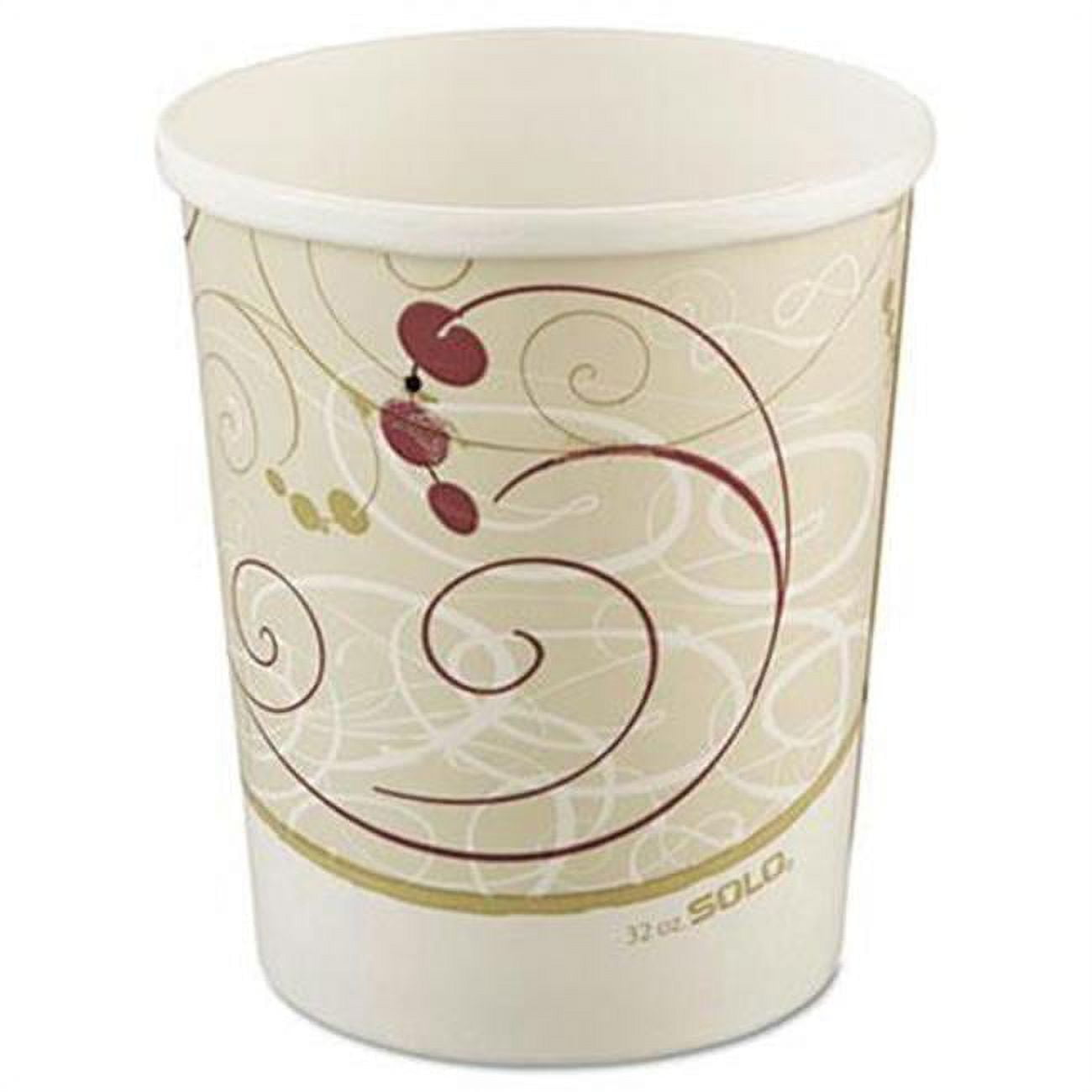 Flexstyle Double Poly Paper Containers, 32 oz, Symphony Design, Paper, 25/Pack, 20 Packs/Carton Flexstyle Double Poly Paper Containers, 32 oz, Symphony Design, Paper, 25/Pack, 20 Packs/Carton
