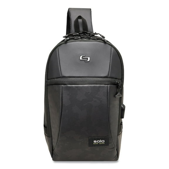 SOLO ACV2904 8.5 in. x 4.5 in. x 13.5 in. GLHF (Good Luck Have Fun) Sling Fits Devices Up to 12.9 in. - Black