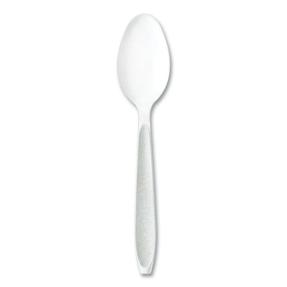 SOLO HSWTX-0007 Impress Heavyweight Full-Length Polystyrene Cutlery Spoon - White (100/Box)