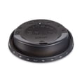 thumbnail image 1 of SOLO LGXBK2-0004 12 oz-20 oz The Gourmet Lid Plastic Hot Cup Lids for Trophy Plus - Black (125 Lids/Sleeve, 12 Sleeves/Carton), 1 of 4