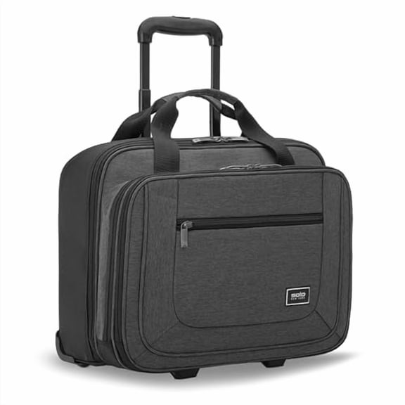 SOLO NEW YORK ROLLING CASE WITH WHEELS - BRYANT - GRAY
