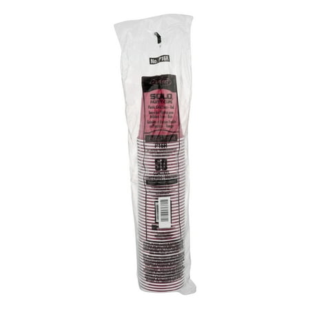 SOLO Plastic Party Cold Cups, Red, 16 oz, 50 count
