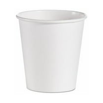 SOLO Single-sided Poly Paper Hot Cups, 10 Oz, White, 1,000/carton