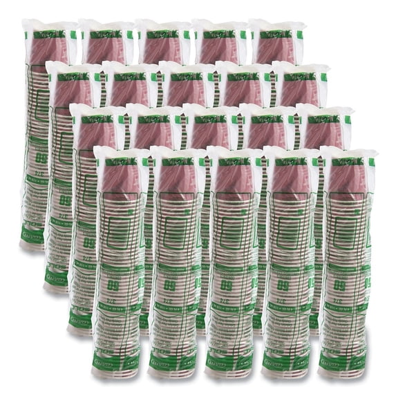 SOLO Polycoated Hot Paper Cups 4 oz Bistro Design 50/Pack 20 Pack/Carton 374SI