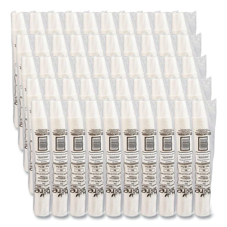 Solo 3 oz Treated Paper Water Cups - 100.0 / Pack - 50 / Carton - White - Paper - Water Solo 3 oz Treated Paper Water Cups - 100.0 / Pack - 50 / Carton - White - Paper - Water