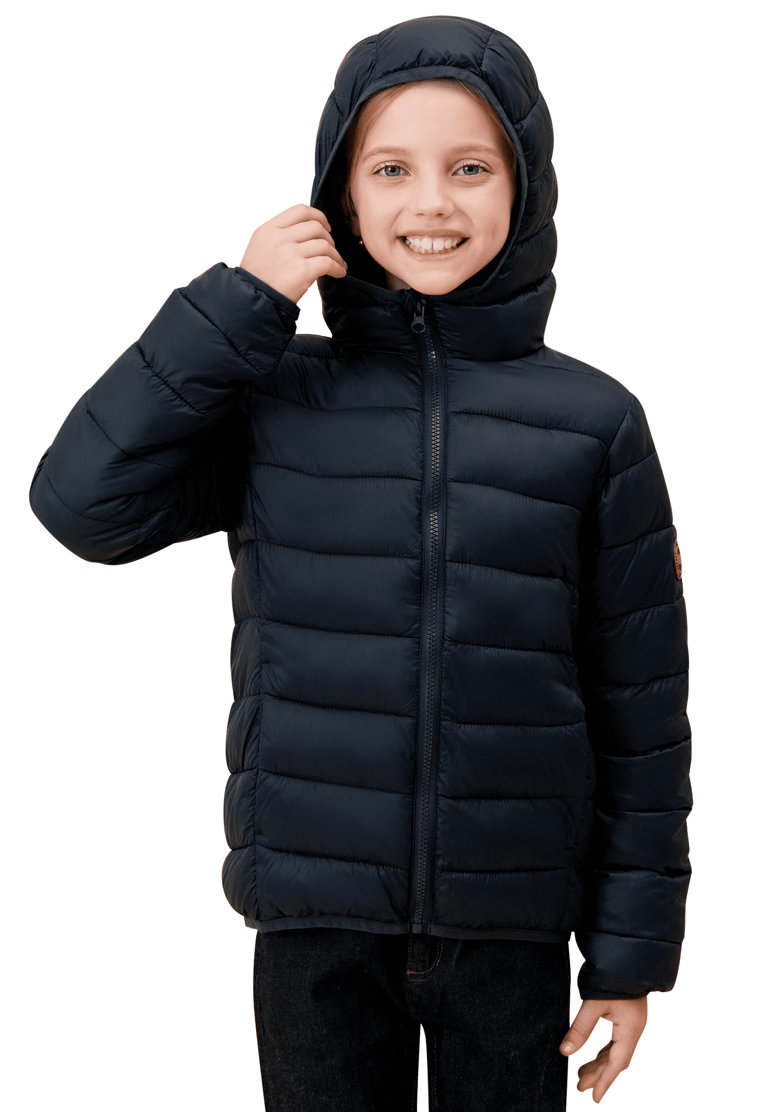 SOLOCOTE Girls Boys Winter Coats Kids Lightweight Water Resistant Windproof Packable Hooded Down Like Padding Jacket 4 12 Years