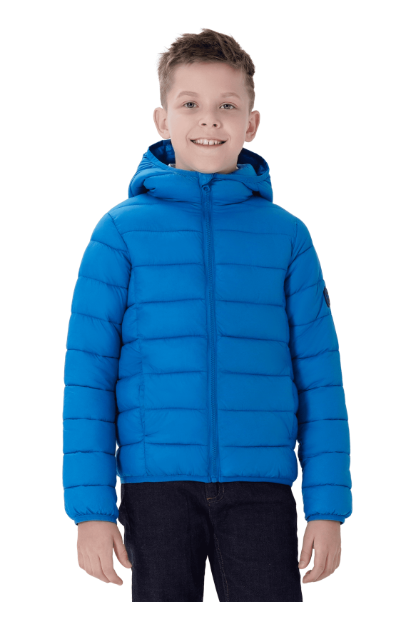 Boy Lightweight Water-Resistant Windproof Hooded Jacket, 4-12 Years