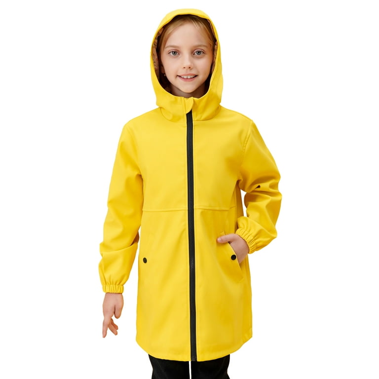 Girls yellow sales raincoat