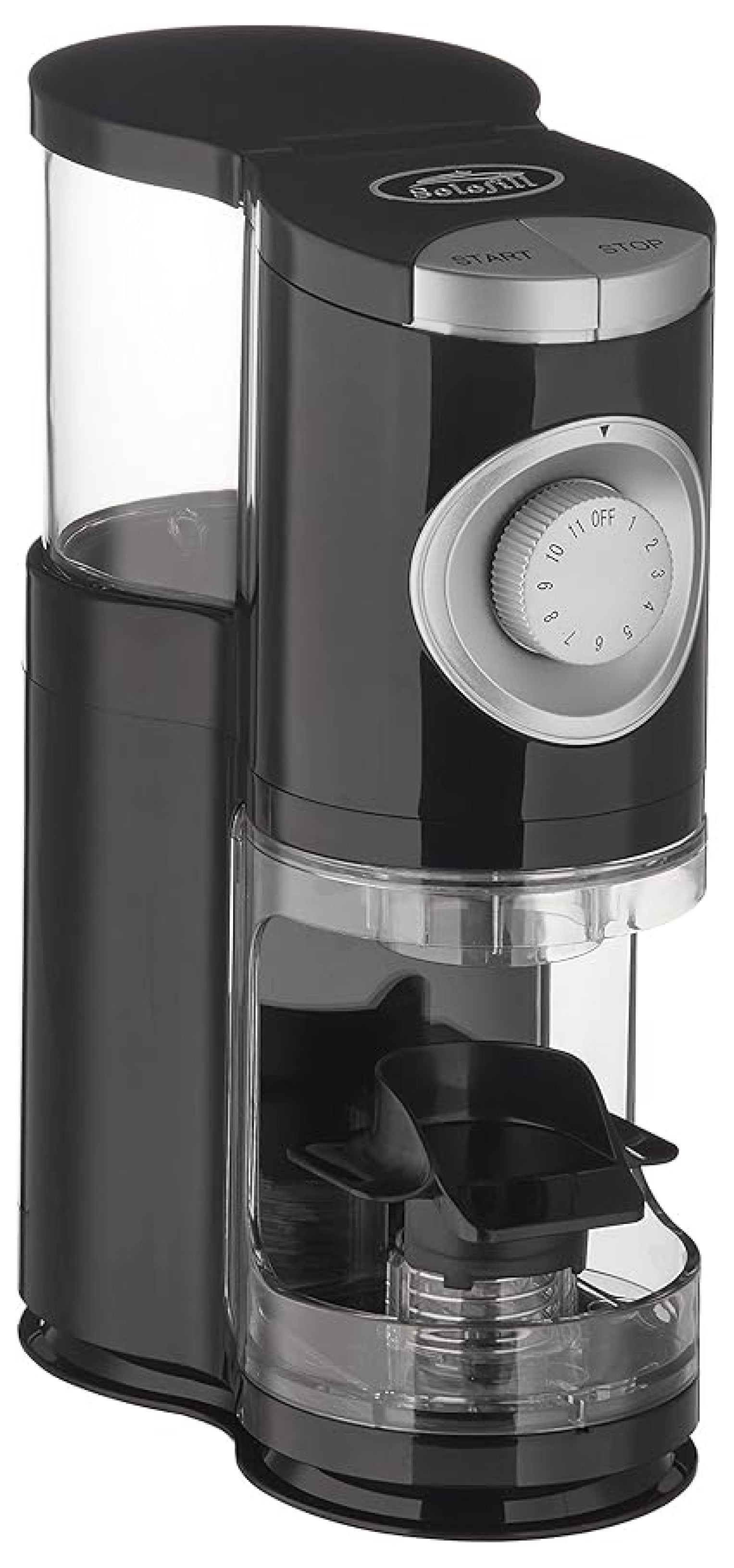 SOLOGRIND 2-in-1 Automatic Single Serve Coffee Burr Grinder for Coffee Pod,Black,1 EA