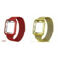 thumbnail image 1 of SOLOLUP(1/2Pack) Milanese Loop Bands for Apple Watch and Case 44mm 41mm 38mm 40mm 42mm for Women Men, Magnet Metal Mesh Bands Wristbands Strap and Cover Bumper Accessories iWatch Series SE 6 5 4 3 2 1, 1 of 10